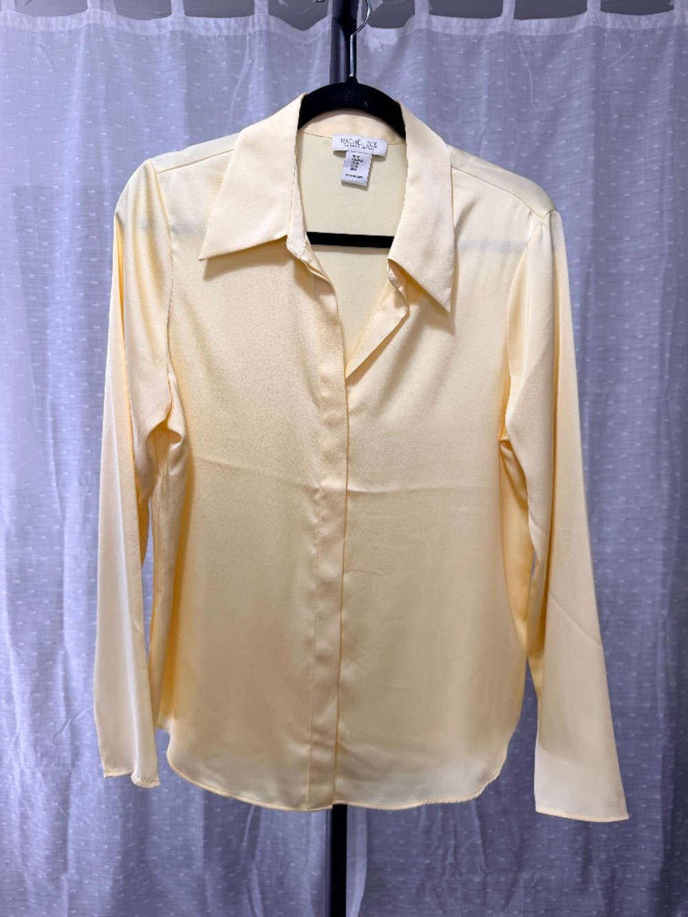 Butter Yellow Rachel Zoe Button Up Blouse - M